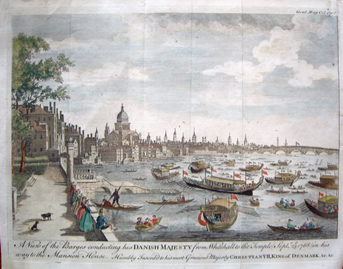 Danish king 23 sept 1768